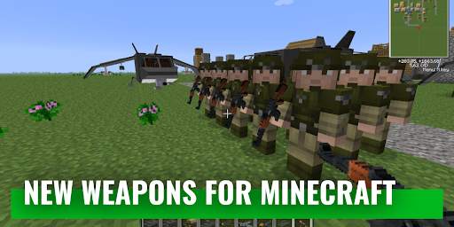 Guns for minecraft: swords, grenades, machine guns screenshot 1