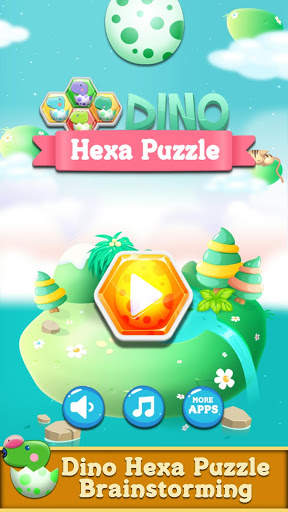 Dinosaur Hexa Puzzle Game : Dinosaur puzzles game screenshot 1