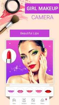 Girl Makeup Camera - Beauty Photo Editor 2018 screenshot 5