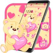 Cute Teddy Love Launcher Theme 💗 1.1.1