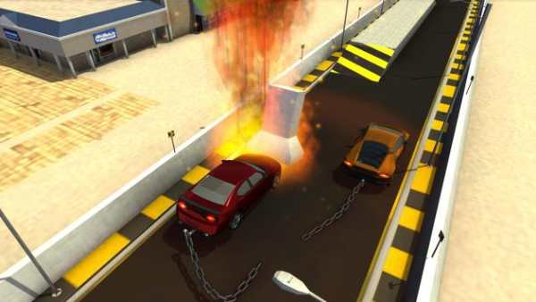 Chained Cars Rivals Racing Crazy Stunt Driver 3D screenshot 1