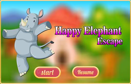 Free New Escape Game 103 Happy Elephat Escape screenshot 1