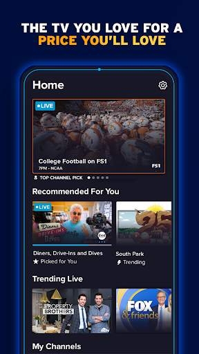 SLING: Live TV, Shows & Movies स्क्रीनशॉट 1