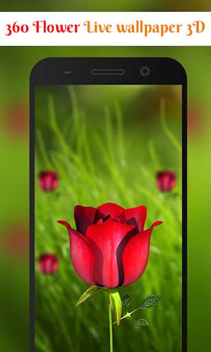 360 Flower live wallpaper 3D screenshot 4
