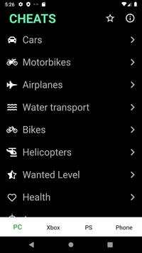 Cheats for Vice City screenshot 2
