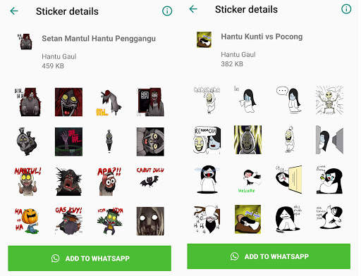 WA Sticker Hantu Gaul for Whatsapp screenshot 2