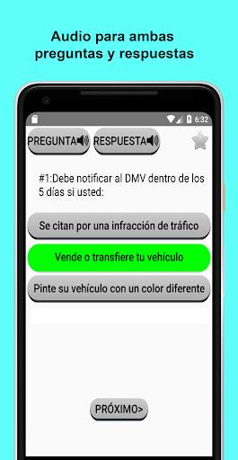 Examen de manejo DMV en CA 2021 screenshot 3
