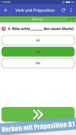 Verben mit Präpositionen Deutsch screenshot 3