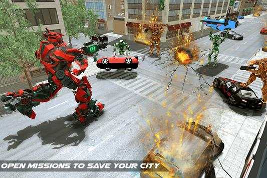 Moto Robot Trasformare Gioco screenshot 2