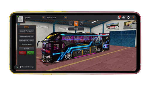 Mod Bussid BUS Ceper Full Racing screenshot 7