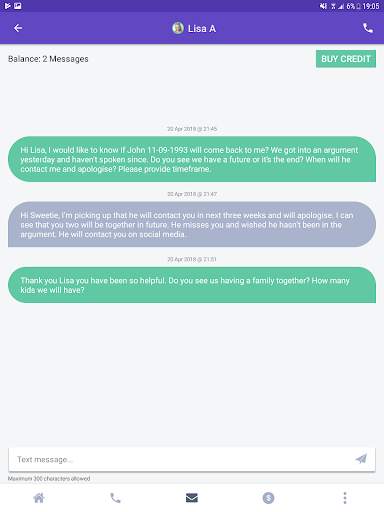 Live Psychic Chat screenshot 2