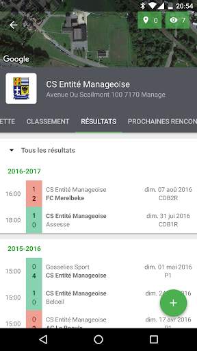 Résultats foot live Belgique screenshot 7