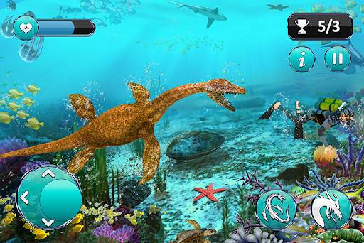 Ultimate Sea Dinosaur Monster: Water World Game screenshot 4