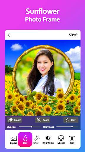 Sunflower Photo Frame screenshot 2
