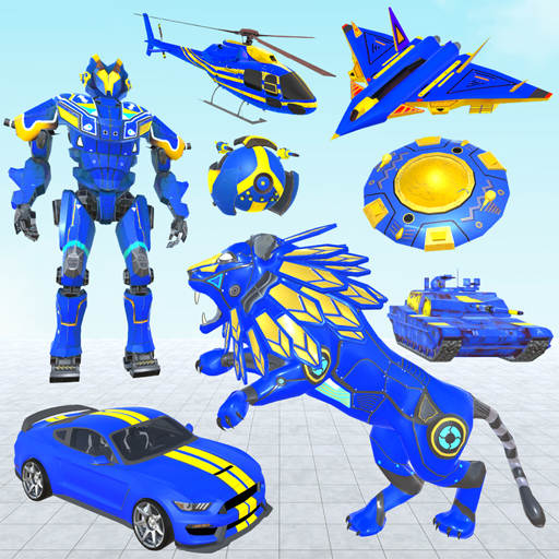Lion Robot Transform Car Games 1.8