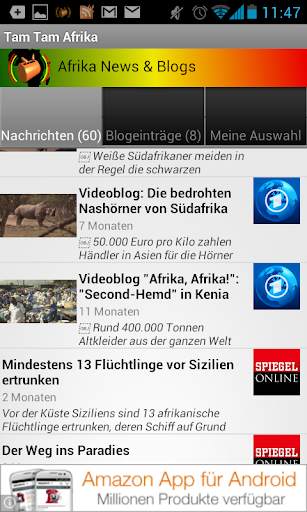 Afrika Nachrichten screenshot 1