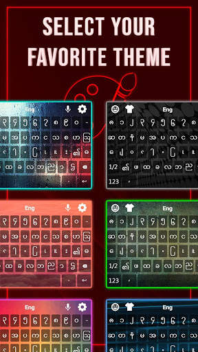 Zawgyi Myanmar keyboard: Myanmar Language Keyboard screenshot 2
