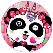 Pink Panda Unicorn Keyboard logo