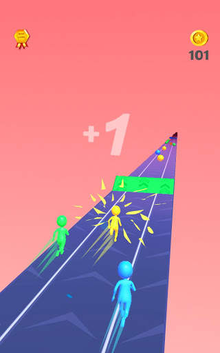 Color Race 3D :freerun fun game screenshot 4