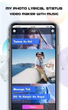 My Photo Lyrical Status Video Maker With Song screenshot 2