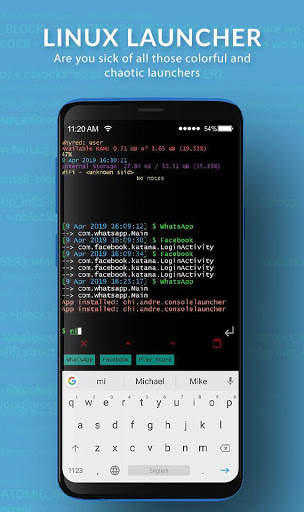 Hacker Launcher - Command Line Launcher screenshot 3