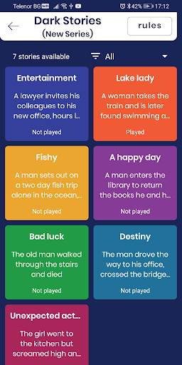 Dark Stories (Board Game) screenshot 2