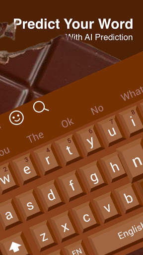 Chocolate Keyboard Theme screenshot 2