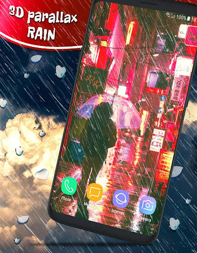 Rain Drops Live Wallpaper 🌧️ Parallax Wallpapers 5 تصوير الشاشة