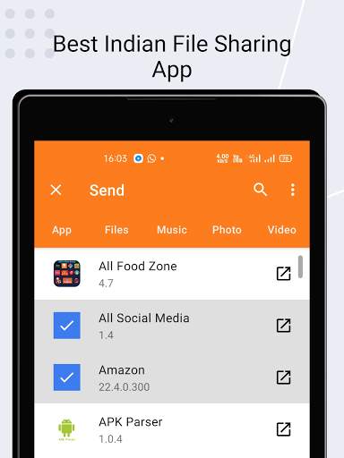 xsender File Transfer App- Share Music & Videos screenshot 6