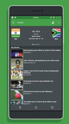 Free Cricket TV for Live Cricket Scores, Matches screenshot 4