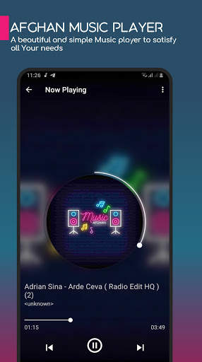 Afghan Music Mp3 Audio Player screenshot 1