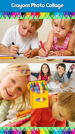 Crayons Photo Collage screenshot 1
