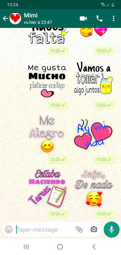 Stickers de amor y Piropos para WhatsApp  GIF💕😍 screenshot 2