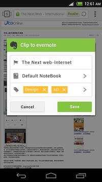 Evernote for Next Browser screenshot 2
