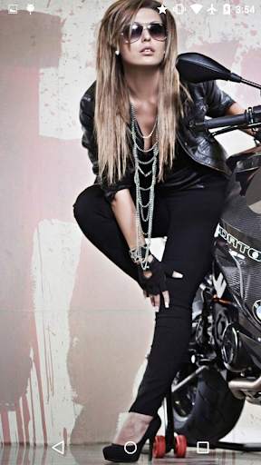 Hot Girls And Bikes Wallpaper screenshot 4