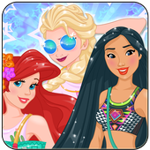 Princess Summer Pool Party icon
