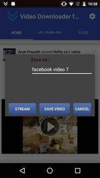 Video Downloader for Facebook screenshot 3