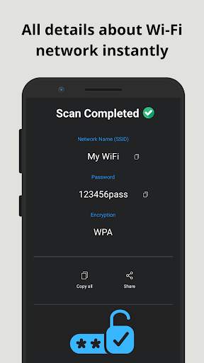 Password Scanner WiFi QrCode screenshot 2