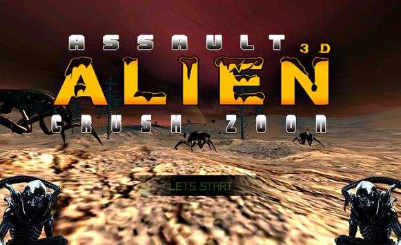 Assault Alien Crush Zone 3D screenshot 1