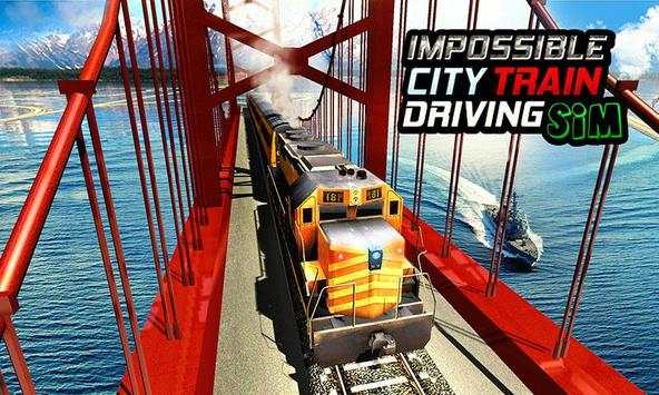 Impossible City Train Driving Sim screenshot 1