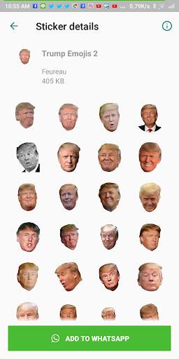 Donald Trump WAStickerApps Sticker for WhatsApp screenshot 11