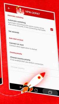 VPNCEPAT - Fast VPN Proxy - Free Unlimited screenshot 5