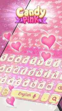 Candy Pink Keyboard screenshot 3