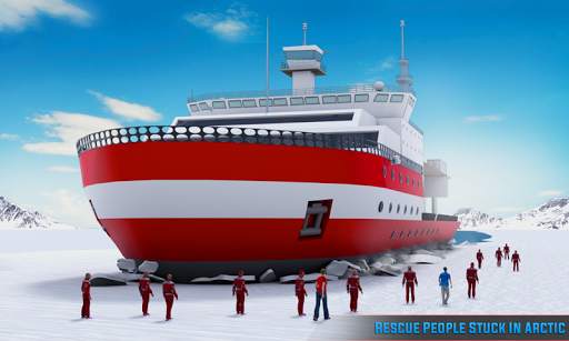 Arctic Ice Breaker Cruise Ship Driving Simulator screenshot 4