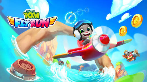 Talking Tom Fly Run: New Fun Running Game screenshot 1