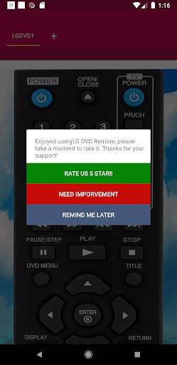 LG DVD Player Remote screenshot 5