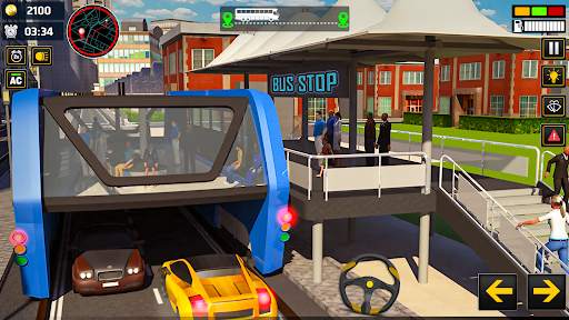 Elevated Bus Sim: Bus Games screenshot 5