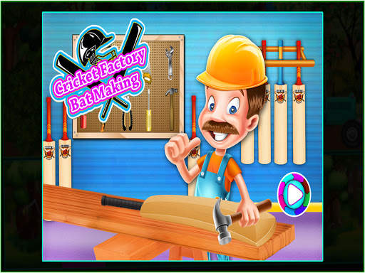 Cricket Bat Carpenter Shop - Wooden Craft Making screenshot 1