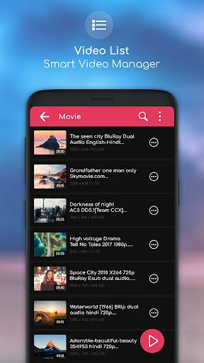 Video Player - 4K Video Player, Ultra HD 3 تصوير الشاشة