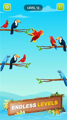 Bird Sort : Color Puzzle Games screenshot 2
